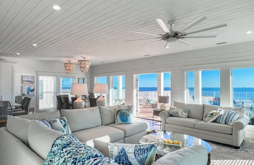 Southpointe House | Luxury/Beachfront/Heated Pool/Elevator/Indoor-Outdoor Game room/Fire pit