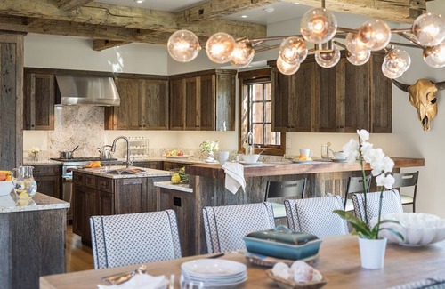 Teton Village Villa | Luxury cabin in Teton Village with ski slope views