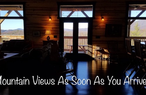 Purlear Cabin | Luxury Cabin, Stunning Views, Near Boone, ASU, Blue Ridge, Hiking, Fishing, ATV