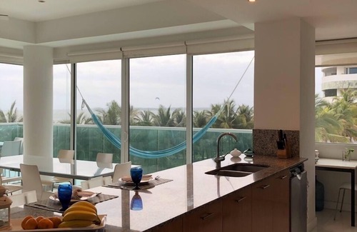 La Boquilla Condo | Luxury & Comfort Steps from the Beach- 2 Pools! Family Friendly & Gourmet Cook!