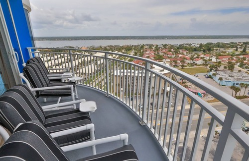 Daytona Beach Shores Condo | Luxury Comforts Oceanside - Don't Miss Sunsets!