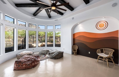 Apache Junction House | Luxury Desert Retreat Home in the Superstition Mountains with Heated Pool