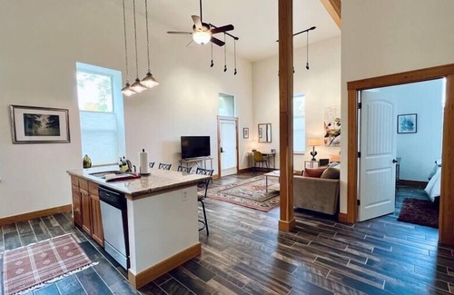 Helena Apartment | Luxury Downtown Condo #C w/desk