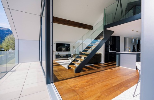 Ruthi Apartment | Luxury Escape in the Swiss Alps: Designer Apartment with Breathtaking Views