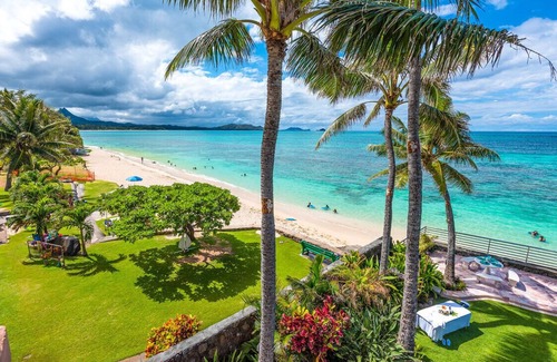 Waimanalo Beach House | Luxury Estate~Spectacular Location~Heated Pool~Private Beach Access!
