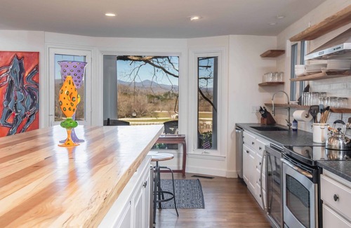 Hendersonville House | Luxury family retreat home with stunning mountain views.