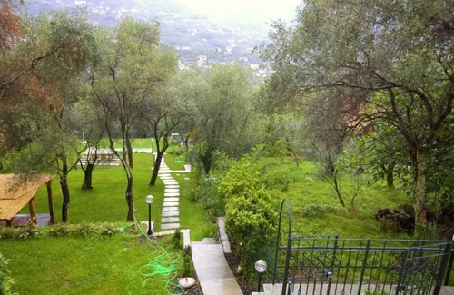 San Lorenzo della Costa Apartment | Luxury Apartment 4-7 persons in villa Liberty with olive trees and swimming pool, fine residential area above Santa Margherita Ligure
