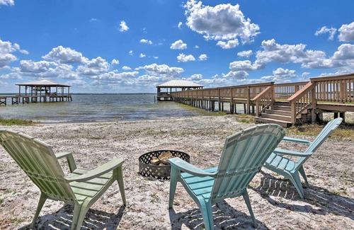 Candler House | Luxury Lake Weir Beach Retreat w/ Private Dock!