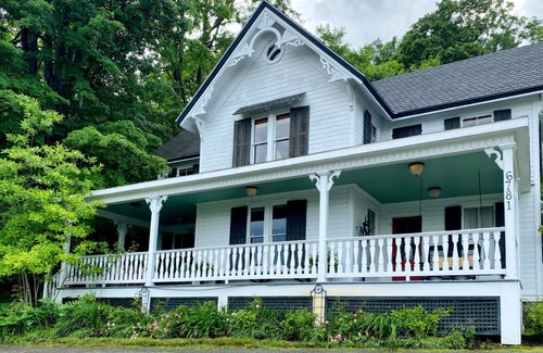 Cooperstown - Otsego Lake House | Luxury lakefront home in Cooperstown with private dock/deck +16' trampoline/raft