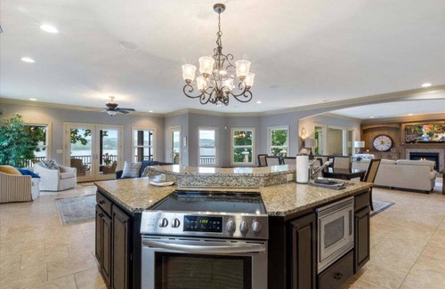 Osage Beach House | Luxury Lakefront Escape w/Pool, Hot Tub & Theater