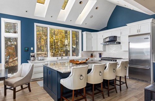 Fennville House | Luxury Lakeside Stunner w/Beach, Firepit, Games