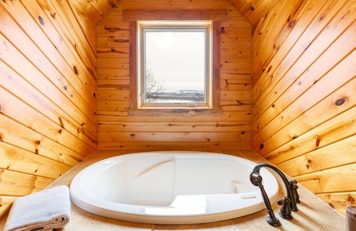 Cassville House | Luxury Log Mansion | Stunning Views