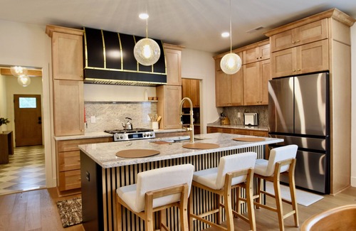 Gastonia Cottage | Luxury New Construction Cottage w/stone fireplace, office & covered deck