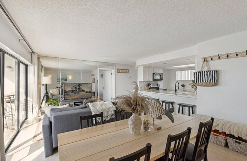 Avon By The Sea Condo | Luxury Oceanfront Getaway on the Top Floor Penthouse Corner Unit Steps from the Beach