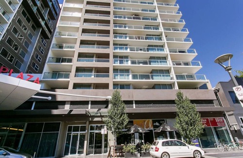 Adelaide Central Business District Apartment | Luxury Overlooking Hindmarsh Sq with Pool & Gym
