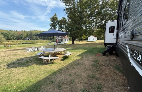 Bar Harbor House | Luxury RV at Eden Village Bar Harbor. Located 6 Minutes from Acadia National Park. Only 12 minutes to Downtown.
