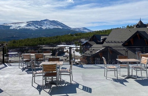 Peak 8 Condo | Luxury Ski-in/Ski-out Condo on Base of Peak 8 + Kitchen, Fireplace, Pool