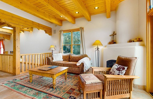 Arroyo Seco Condo | Luxury spacious adobe townhome with breathtaking mountain views & amenities