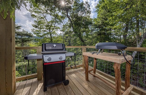 Zirconia Cabin | Luxury Tree Tent in Tuxedo Falls Resort with Private Waterfalls & Hiking