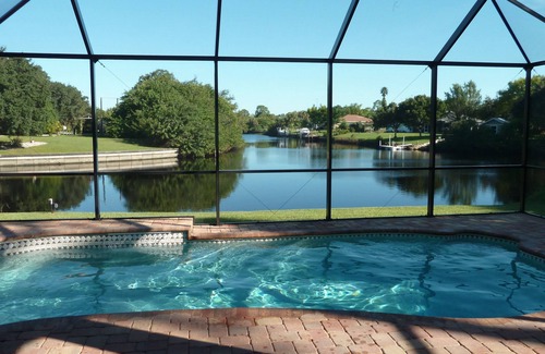 Port Charlotte Villa | Luxury villa with waterfront, boat dock and heated pool!