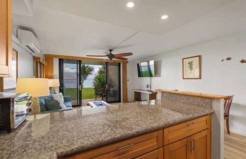 Maalaea Condo | Ma'alaea Kai #102 – Oceanfront Ground-Floor Escape with AC and Tranquil Views
