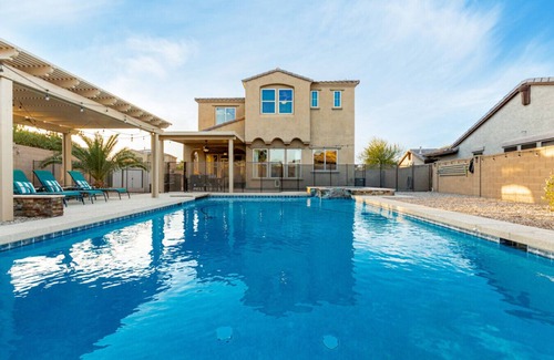 Estrella Mountain Ranch House | Mafia Heights! Stunning Backyard, 4 Beds, 3 Baths, Hot Tub/Deep & Large Pool