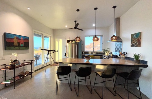 Panorama Heights House | Magical Desert Hideaway - with private jacuzzi, fire-pit, walk to park