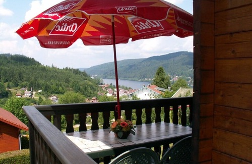 Gerardmer Ski Chalet | Magnificent Chalet seen from the lake near the quiet ski slopes 4 people