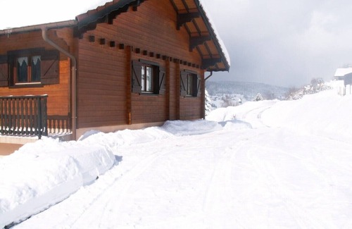 Gerardmer Ski Chalet | Magnificent Chalet seen from the lake near the quiet ski slopes 4 people