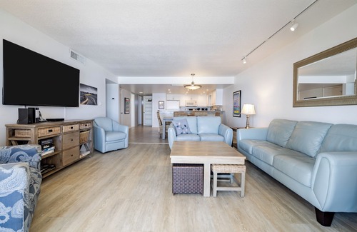 New Smyrna Beach Condo | Magnificent ocean views await from this sixth floor, three bedroom, three bath top floor oceanfront