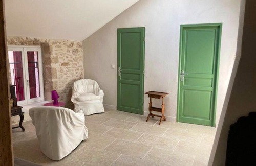 Castillon-du-Gard House | Maison de 3 chambres a Castillon du Gard a 100 m de la plage avec wifi