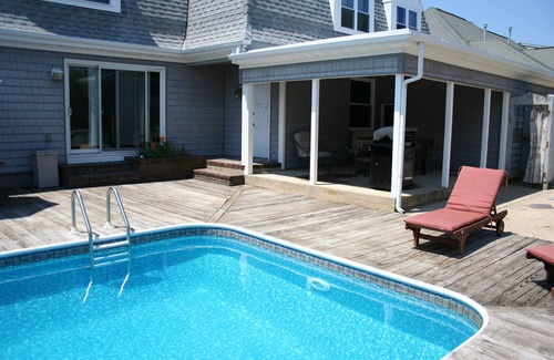 Mantoloking House | Mantoloking Beach Retreat with pool in Private Beach Community