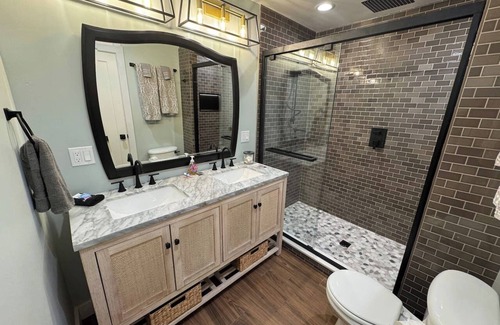 Humboldt Hill House | Master Bedroom Private Entrance and Patio Space