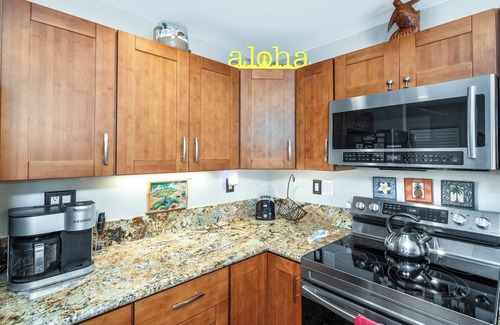 Kihei Condo | Maui Kamaole #J-103 Ground Floor, Full A/C, Across Kamaole III Beach, Hot Tub