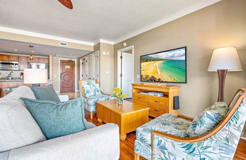 Kaanapali Condo | Maui Resort Rentals: Hokulani 605 – Premier 6th-Floor Oceanview Penthouse | Closest 2BR Column to the Ocean!
