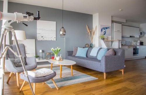 Innenhafen Apartment | Meeresbrise Ferienwohnung mit Balkon und Meerblick