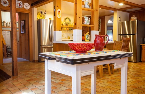 Fort Bragg House | Mendocino Handcrafted 6000 sqft Lodge Views tallest Redwoods & Zen Pond Garden