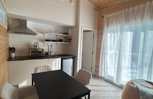Notre-Dame-Auxiliatrice-de-Buckland Ski Chalet | Micro-Cabin in the Mountains - Solstice 2
