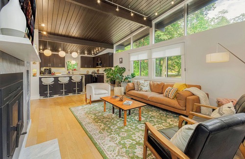 Natick House | Mid-Century Modern x Bohemian Home