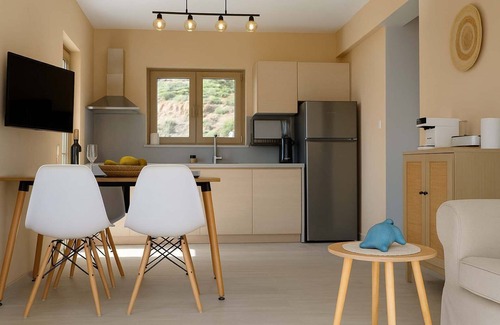 Kantanos-Selino House | Milolithos SunKissed Getaway, Seaside Pool Escape