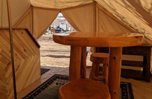 Moab South Valley House | Moab Glamping Setup Tent in RV Park #6 OK-T6