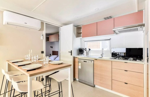 Les Mazures House | Mobil-home | Premium | 3 Ch. | 6 pers. | Terrace Lounge | A/C