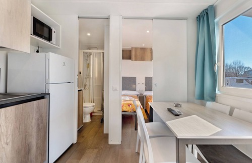 Ispra Apartment | Mobile Home 'Casa Mobile Standard 2' with Lake View, Wi-Fi and Air Conditioning