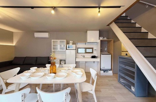 Hiroshima City Centre Apartment | Modern 2-Story Apt Near Peace Park Sleeps 10