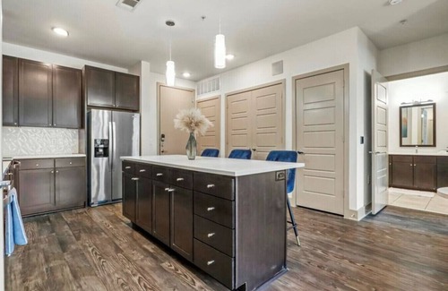 Frisco Square Apartment | Modern 2BR/2BA Apartment w/Pool + Smarthome