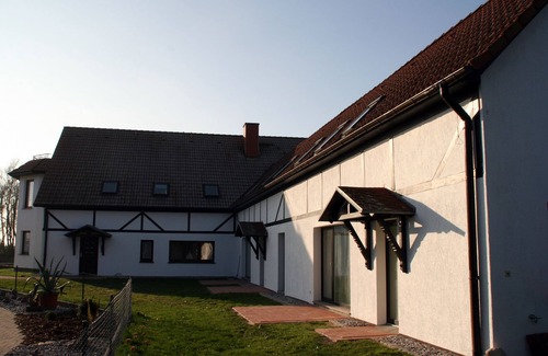 Luetow Apartment | Modern apartment for 2 people in Landhaus Sandra with a view of the Achterwasser