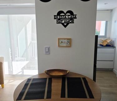 Constitucion Apartment | Modern apartment with a balcony and a heated pool