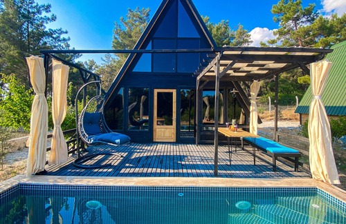 Faralya Villa | Modern Designed Bungalow in Kas Palamut - AWZ 182