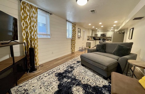 Edgewater Apartment | Modern escape walk to Sloans Lake, 10 mins to downtown Denver, 1 carport