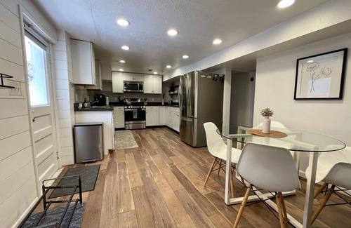 Edgewater Apartment | Modern escape walk to Sloans Lake, 10 mins to downtown Denver, 1 carport
